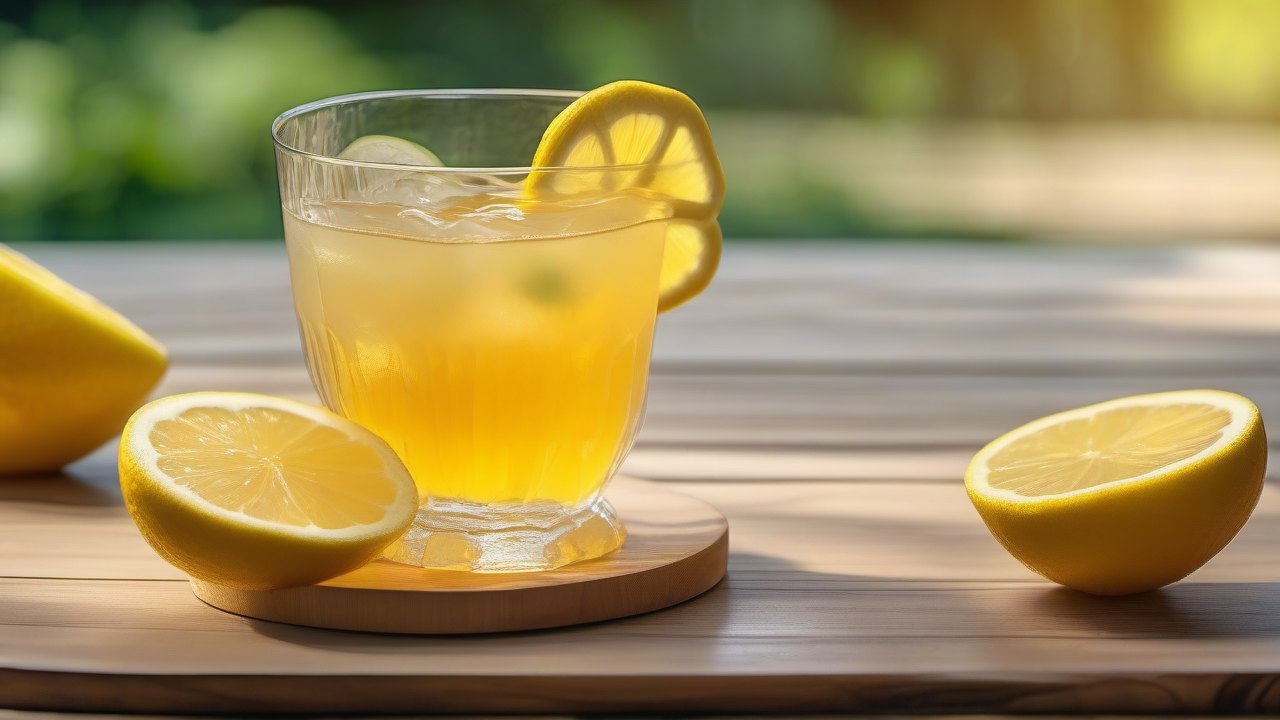 Bezová limonáda z domácího sirupu